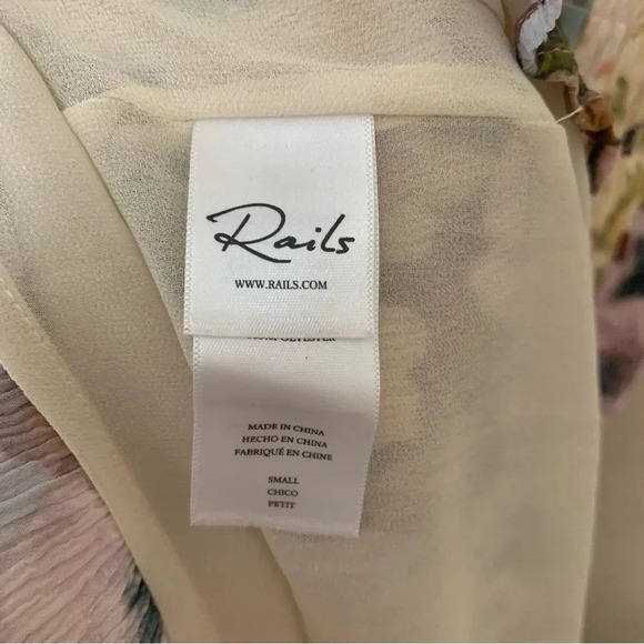 Rails Izzy Painted Floral Dress Size Small - Picture 13 of 14